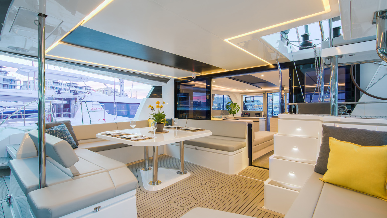 50 foot catamaran interior